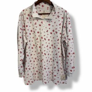 Vintage Victoria’s Secret Country Floral Thermal Lounge Top L Cottagecore